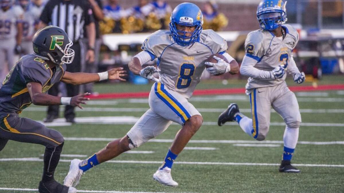 Lavelle ALexander of Fife High in a prep football game played at Mt. Tahoma, September 15, 2017.