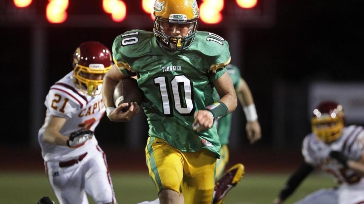 Tumwater’s Cade Otton, who was entertaining 13 offers, verbally committed to play football at the University of Washington on Friday.