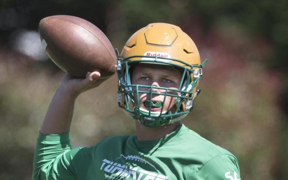 Tumwater senior Cade Otton led the Thunderbirds with 138 tackles last season and is committed to attending the University of Washington after graduation.