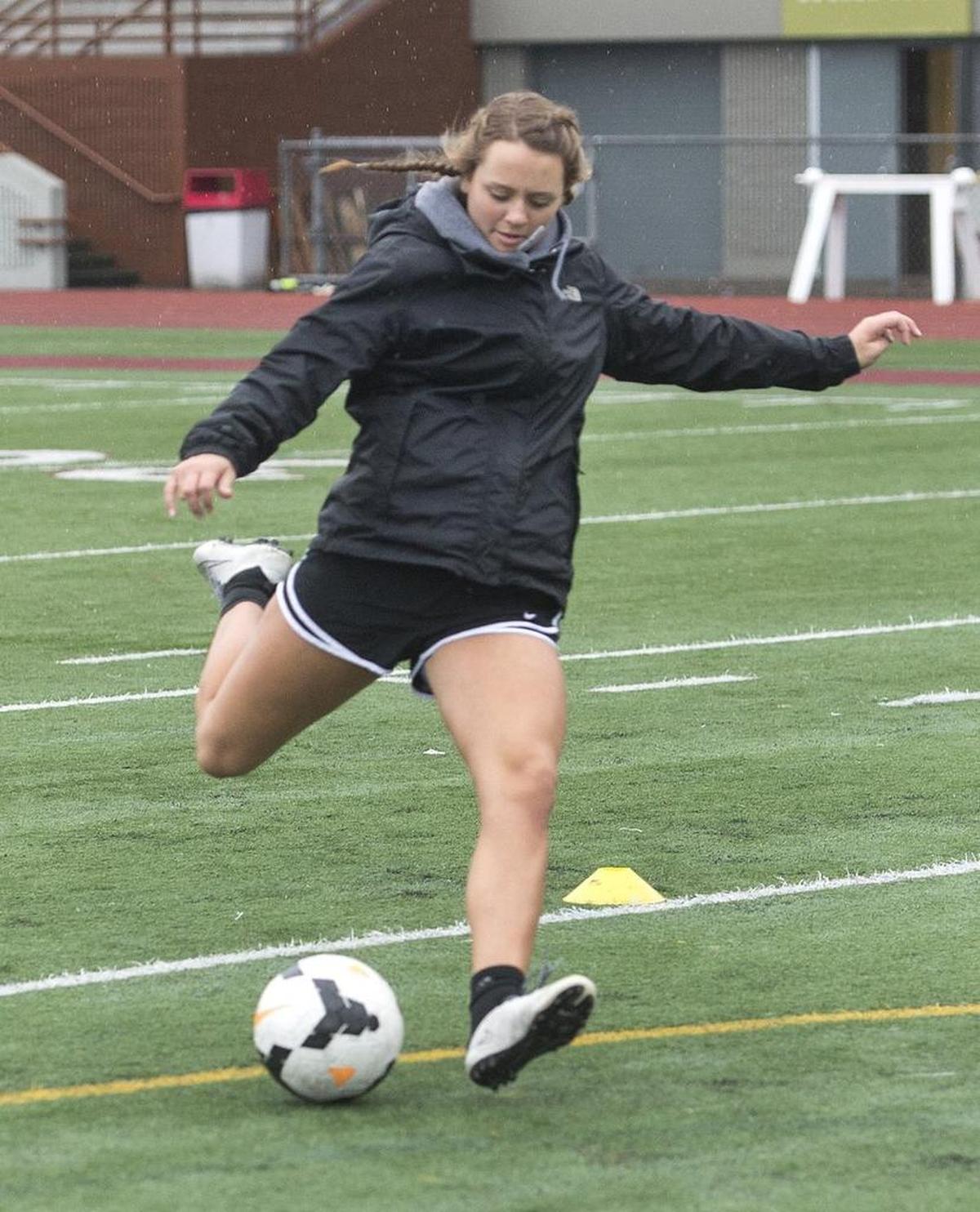 Puyallup defender Hallie Johnson is an All-Area defender for the third consecutive season.