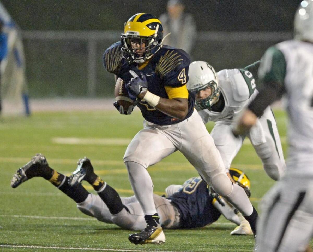 RB Myles Jack of Bellvue HS had a big game. A playoff football game in Bellevue, November 16, 2012. Under the WIAA’s ruling on Monday, Bellevue will be forced to vacate that playoff win, as well as its wins from the 2013 and 2014 seasons.Peter Haley / Staff photographer