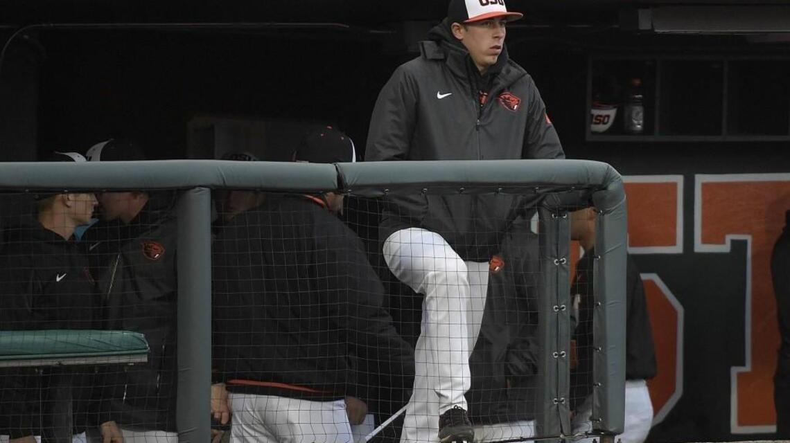Back on the mound for Oregon State, former Puyallup pitcher denies committing crime he was convicted of