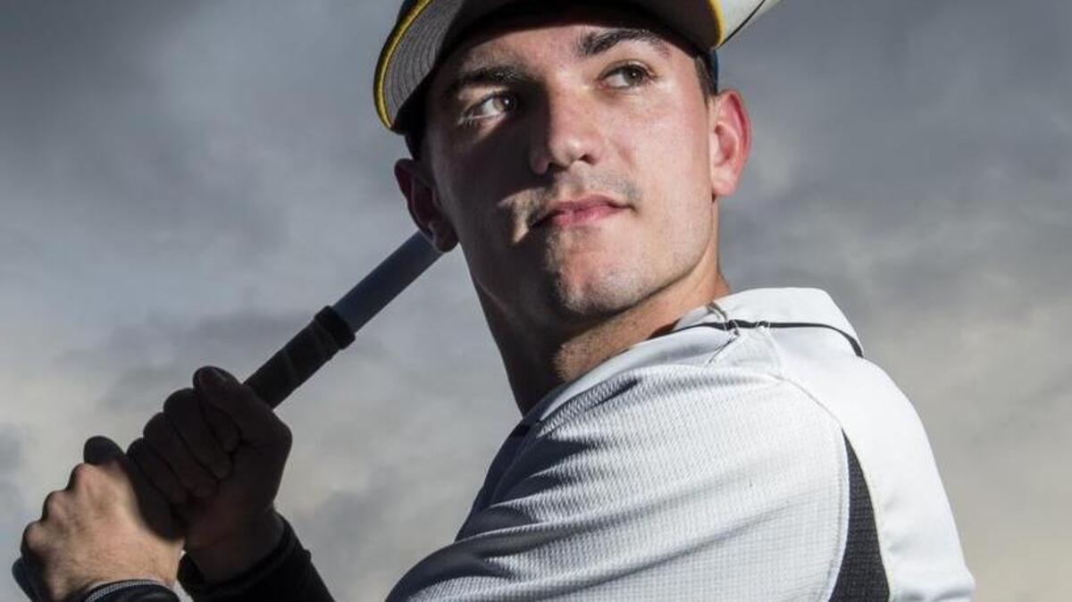 Wesley Nixon is a senior outfielder playing for Fife High School. Photographed at Fife High School in Fife, Wash., on Friday, April 14, 2017.