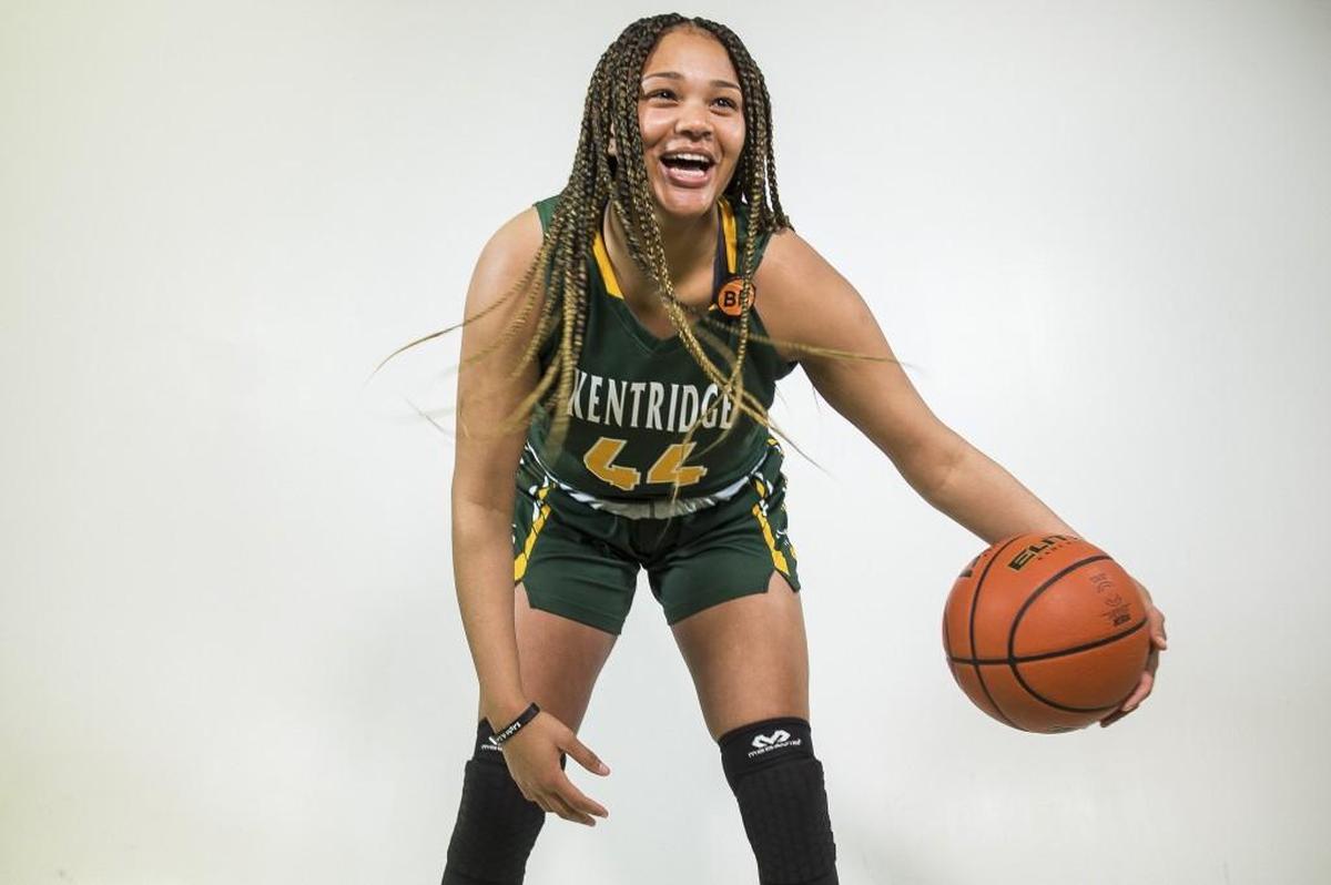 Kentridge’s JaQuaya Miller photographed at the Tacoma News Tribune in Tacoma, Wash., on Sunday, Feb. 25, 2018.
