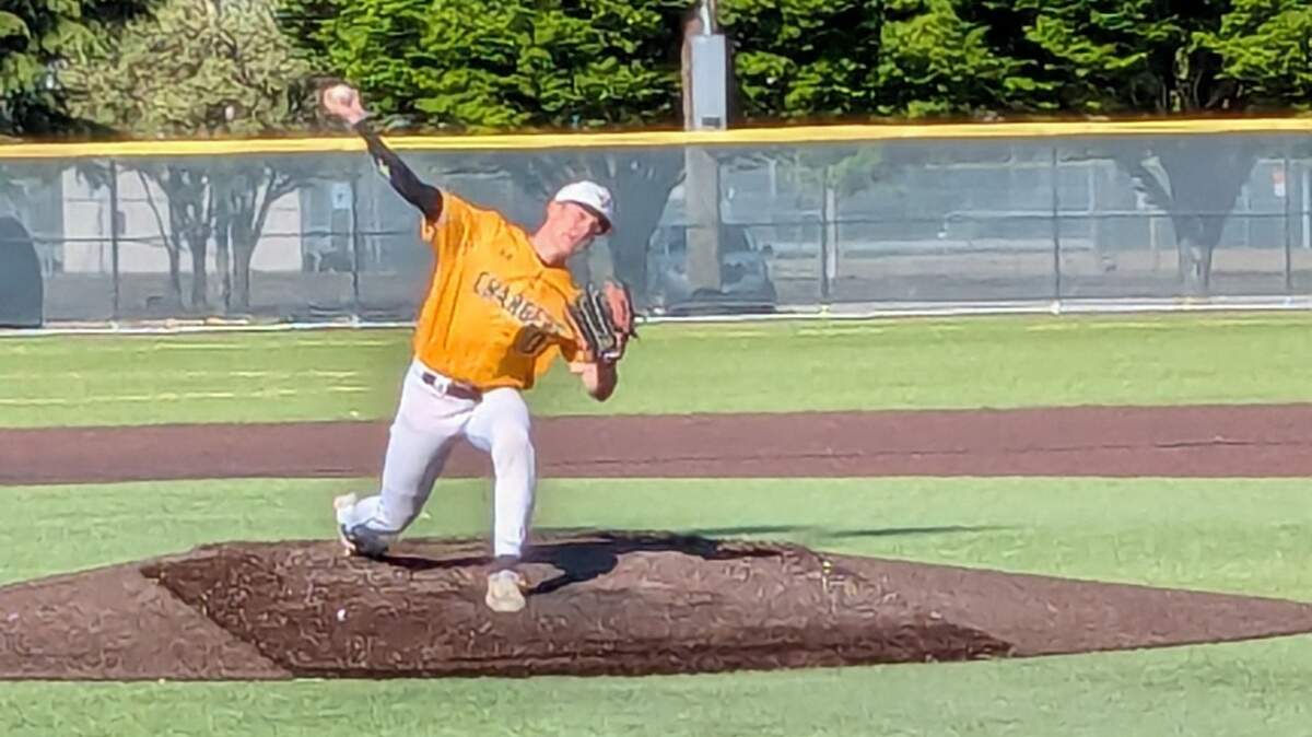 Kentridge High School reliever Landon Todd helped his team from the mound and the plate Thursday during ation against Decatur. (Credit: Tim Clinton)
