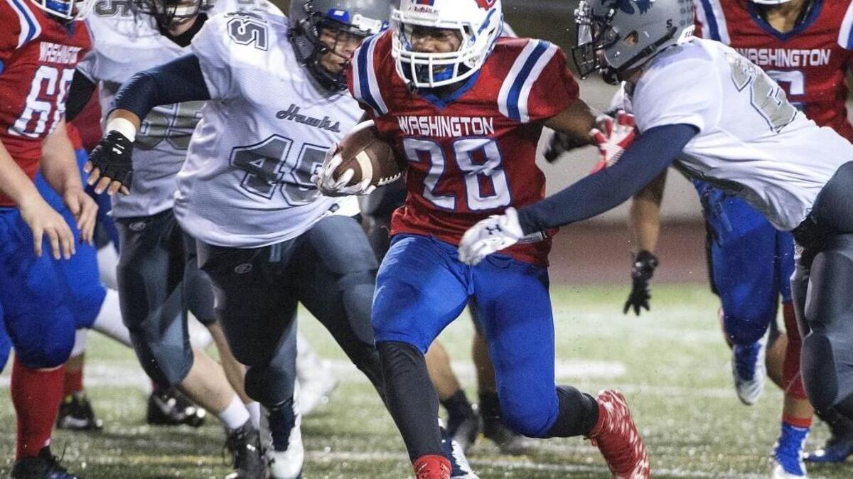 Washington running back Tariq Ellis eclipsed the school’s record for single-season rushing yards in a loss to Franklin Pierce. Ellis now has 1,740 yards, passing Washington alum Kane Rogers’ record of 214 carries for 1,718 yards set in 1989.