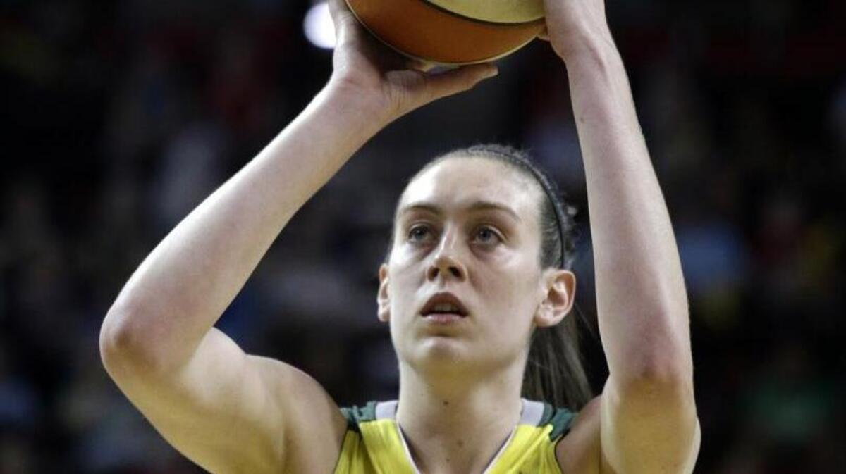 Seattle Storm's Breanna Stewart in action against the Chicago Sky in a WNBA basketball game on July 18, 2017, in Seattle.