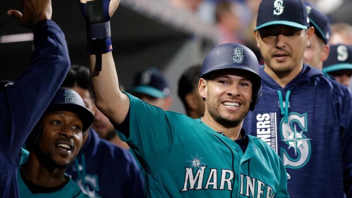 Danny Valencia is batting .302 in 66 games since April 25.