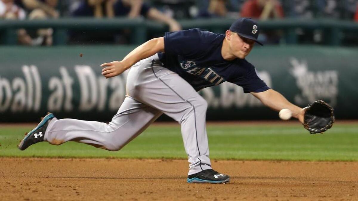 The Mariners’ Kyle Seager won the American League Gold Glove Award for third basemen last season but will have to watch either Adrian Beltre, Manny Machado or Evan Longoria win it this year.