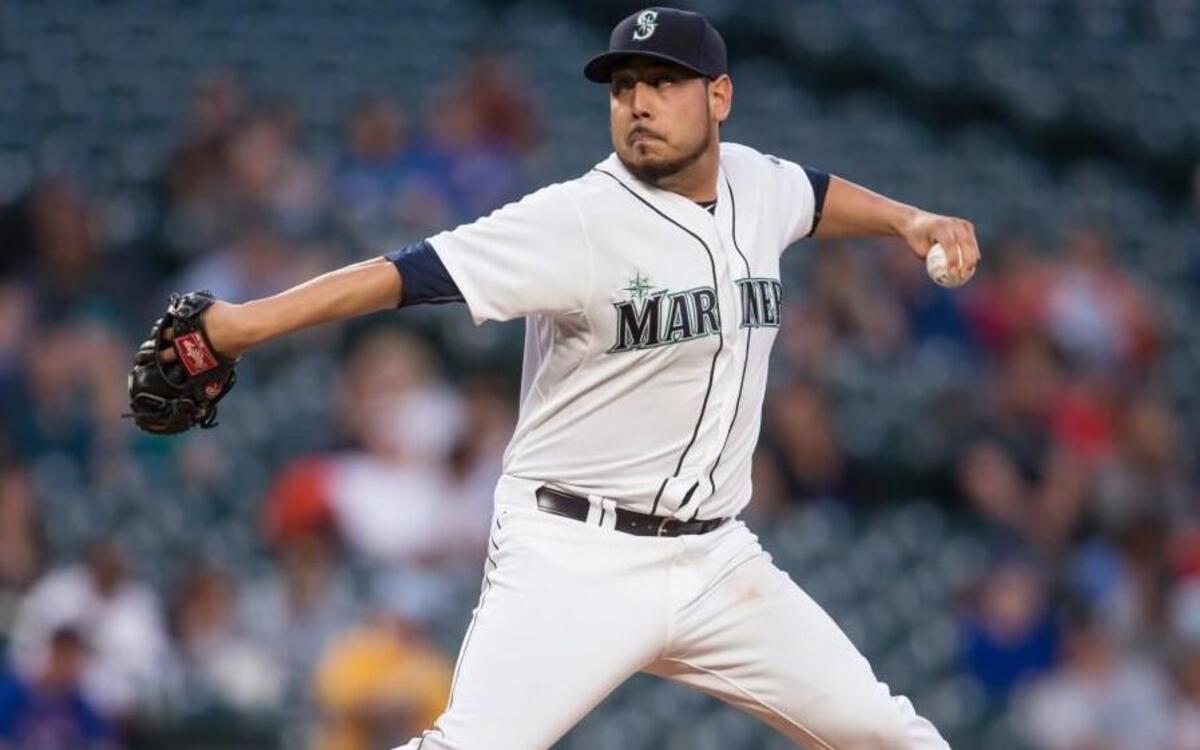 
Mariners starter Vidal Nuno retired the final 14 batters he faced, while striking out a career-high 10 in seven dominant innings Wednesday to earn his first victory since June 2014.
