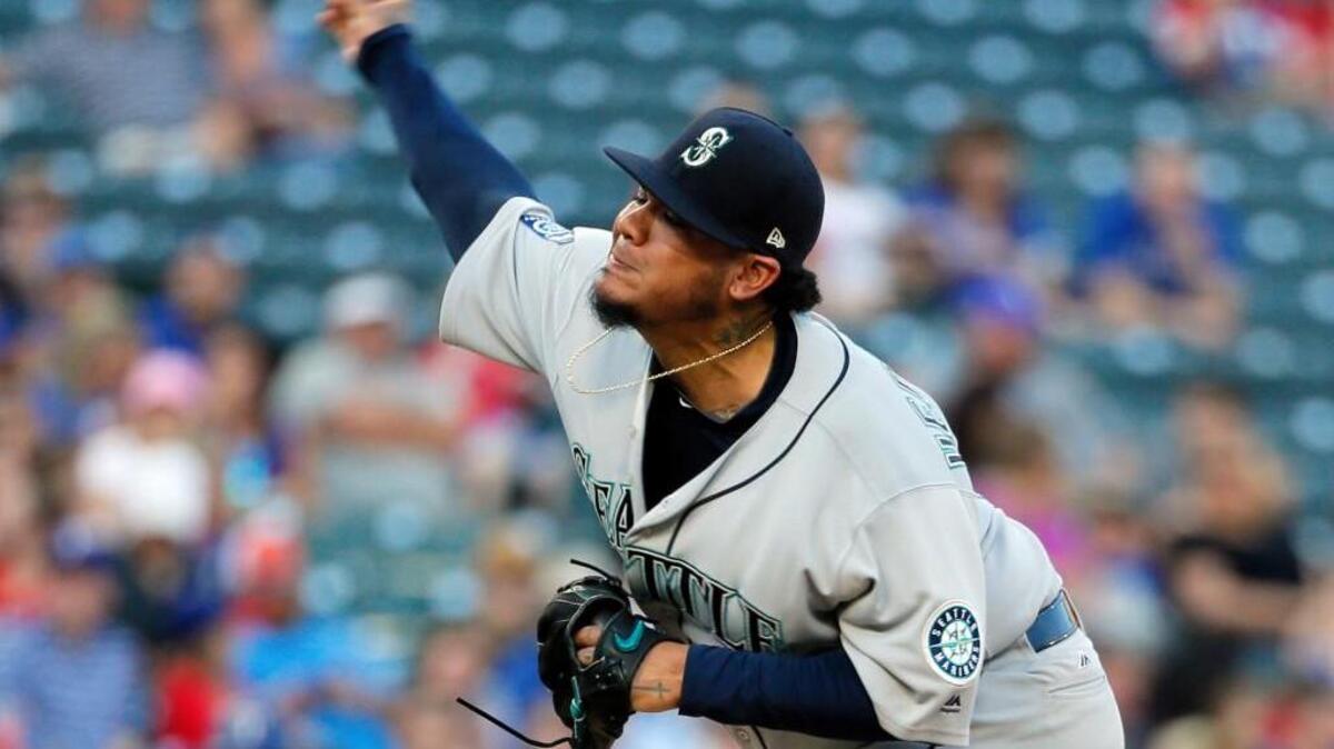 Tendinitis in his right biceps forced Felix Hernandez back to the disabled list.