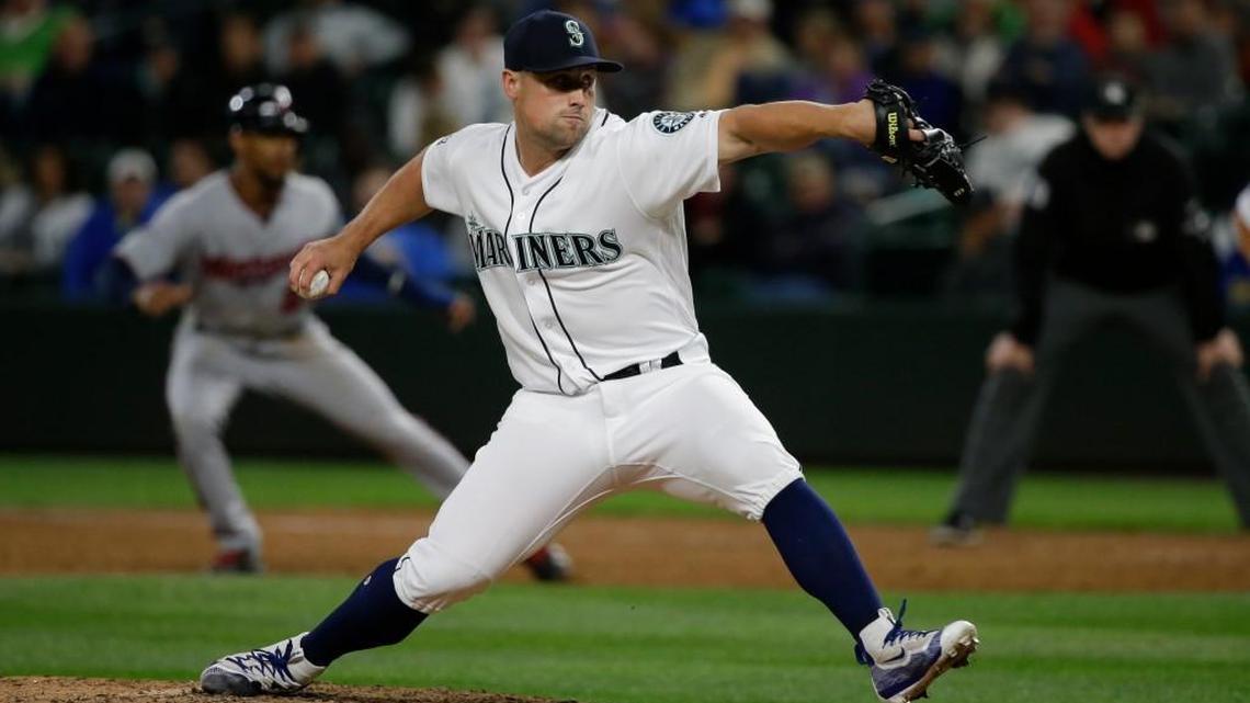The Mariners recalled right-hander Dan Altavilla from Triple-A Tacoma prior to Tuesday’s game in Atlanta.