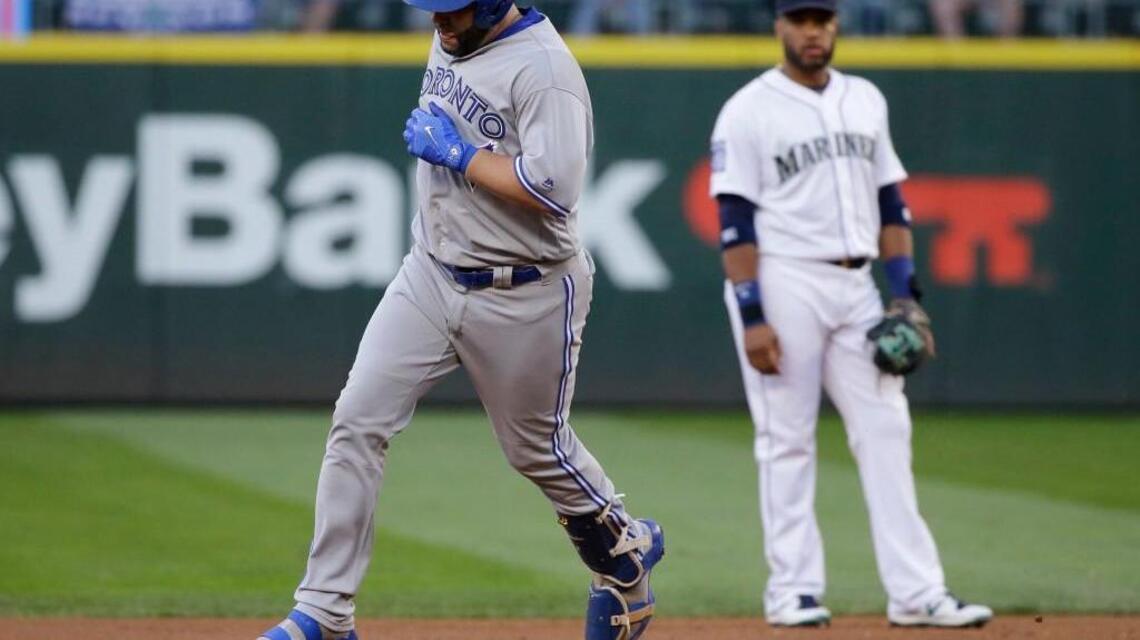 Blue Jays bounce back with three homers in victory over Mariners
