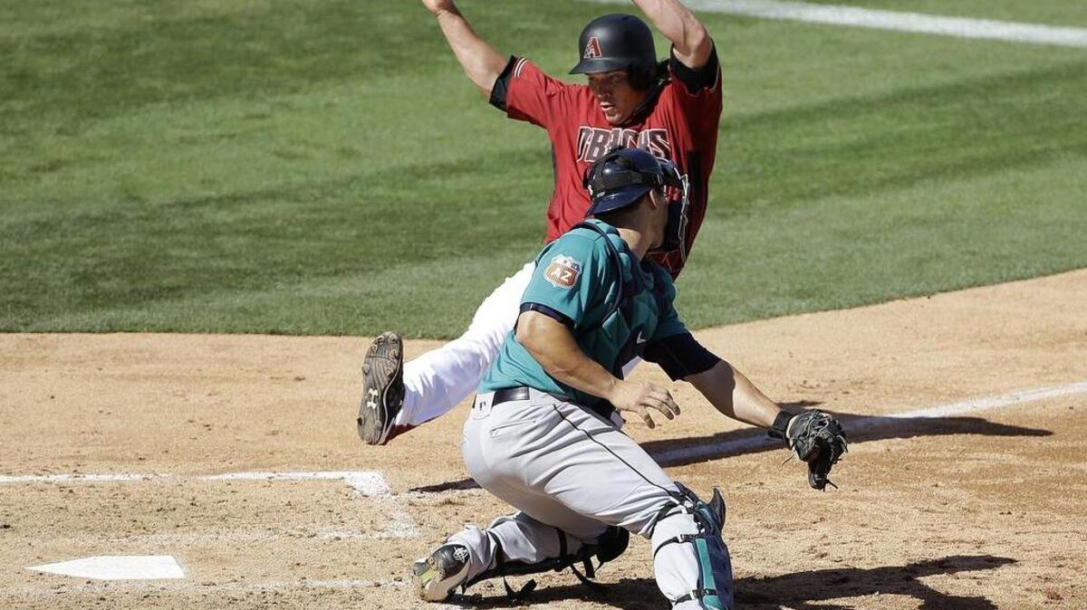 Catcher Mike Zunino, playing for Seattle against Arizona this week, will be joining Triple-A Tacoma. Zunino had two hits Thursday against Oakland, but was 3 for 19 overall in nine spring games with the Mariners.