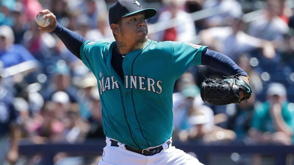 Right-hander Felix Hernandez is again the highest-paid player on the Mariners’ roster.
