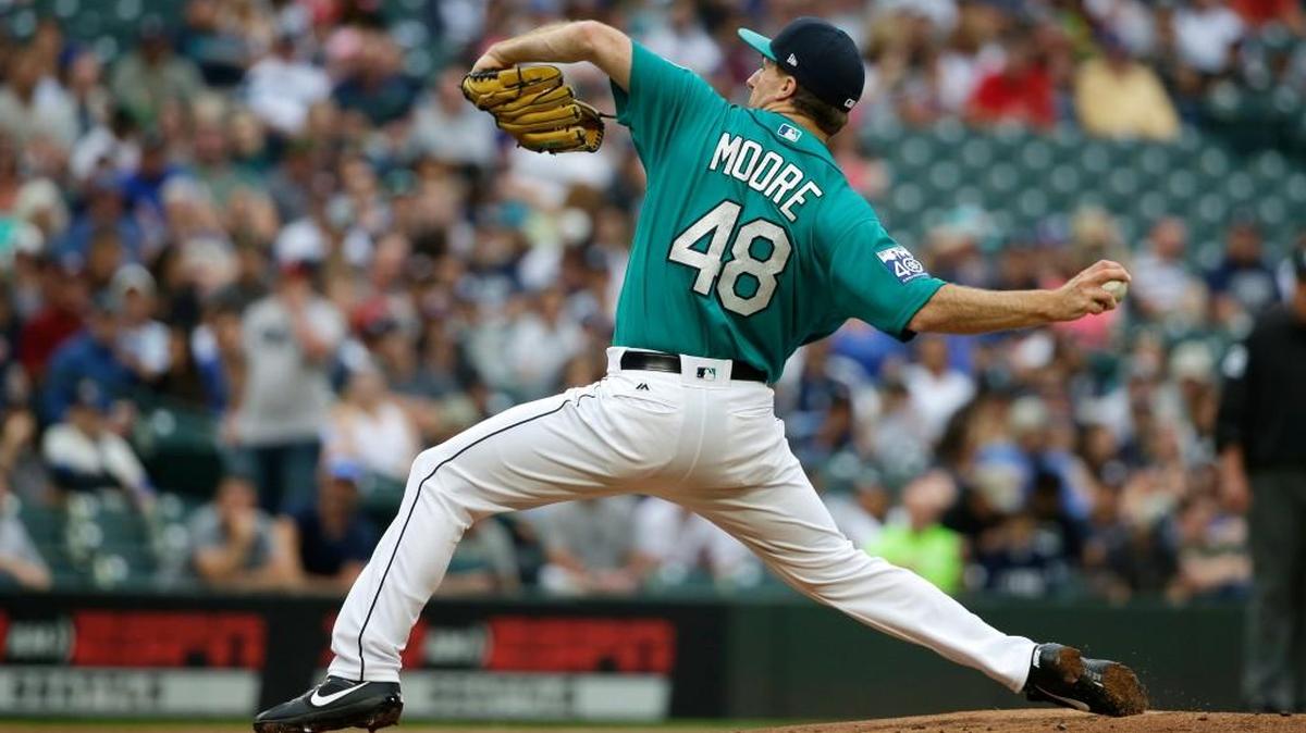 Mariners rookie Andrew Moore has given up nine home runs in 30 innings over his five big-league starts.