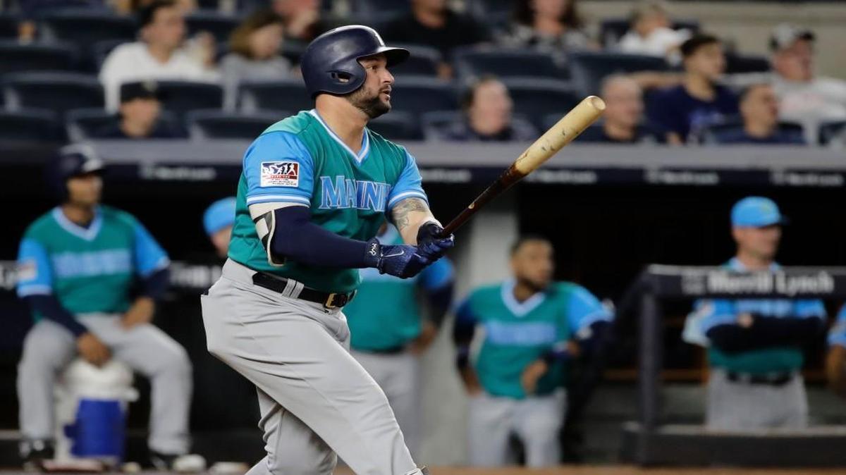 Gone. Yonder Alonso launched what proved to be a game-winning homer in the 11th inning.