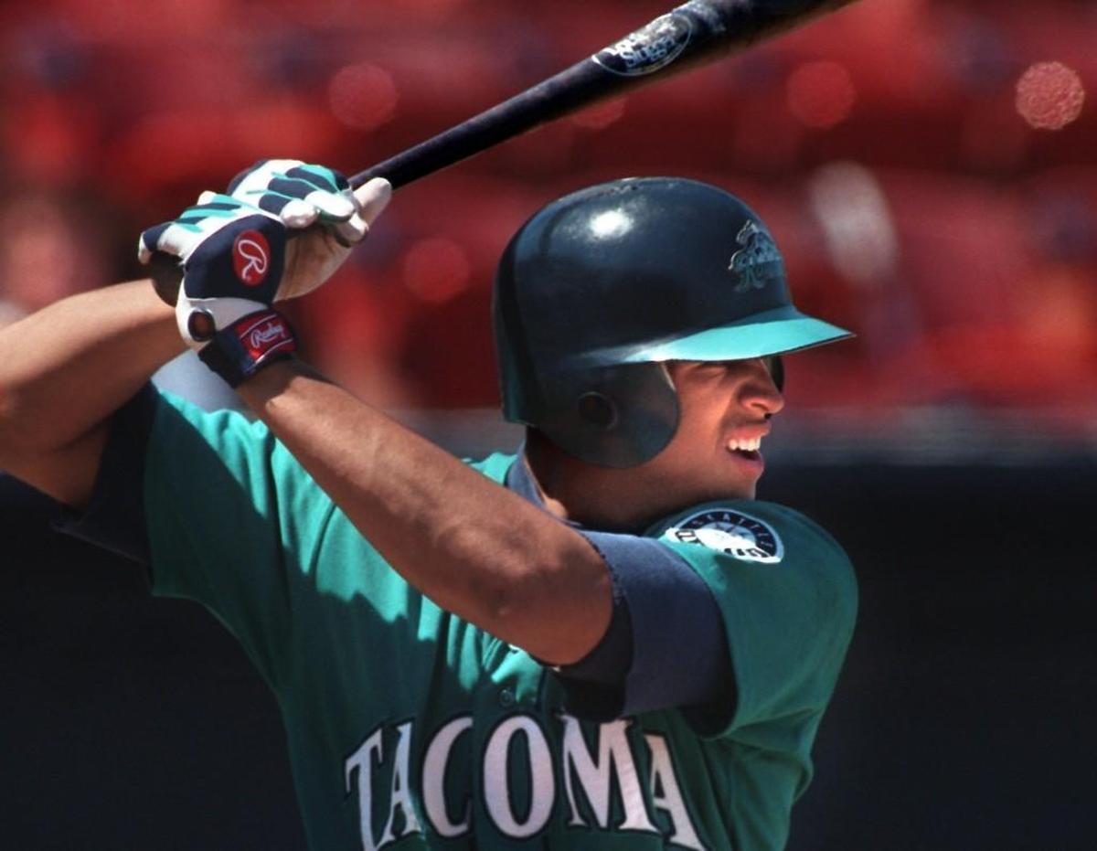 Rainier Alex Rodriguez had one of the few bright spots (besides the sunshine!) in a game against the Tucson Toros. He hit a 'mammoth' home run.