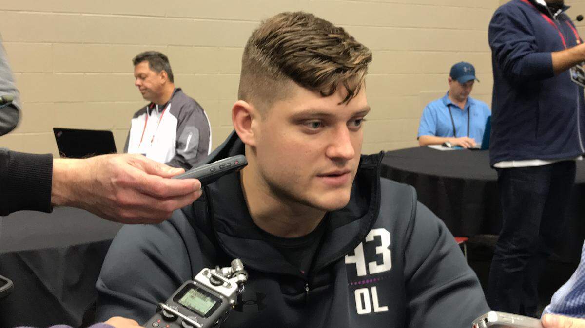 Army tackle Brett Toth is trying to become the second West Point graduate currently in the NFL. He was here at the NFL combine last month, then the Seahawks plus 11 other teams were reportedly at his Pro Day. But he knows his first priority is serving the U.S. Army.