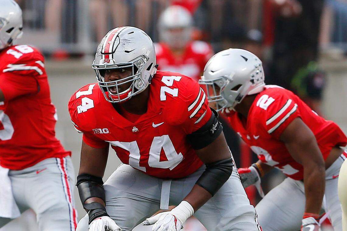 Jamarco Jones, the first of the Seahawks' two choices in the sixth round of the NFL draft on Saturday, was Ohio State's starting left tackle the last two years. He dropped down draft boards because of poor results in pre-draft workouts. So he's yet another Seahawks with a chip on his shoulder.