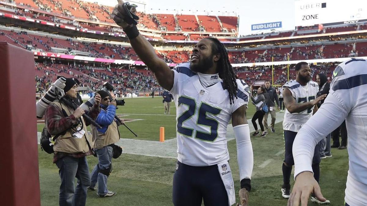 Seahawks star cornerback Richard Sherman said Wednesday, four days before Seattle’s playoff opener at home against Detroit, that he’s done talking to the local media.