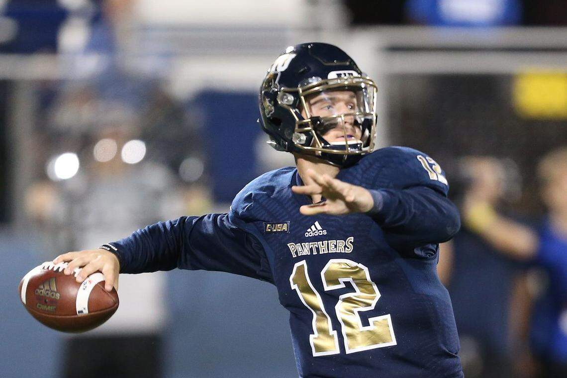 The Seahawks in 2018 selected Florida International quarterback Alex McGough with their final of nine picks in the NFL draft, in the seventh round. The 220th-overall choice was a three-year college starter who is 6 feet 3--and an answer to Seattle general manager John Schneider saying this month he hasn’t done well enough developing backup quarterbacks behind Russell Wilson.