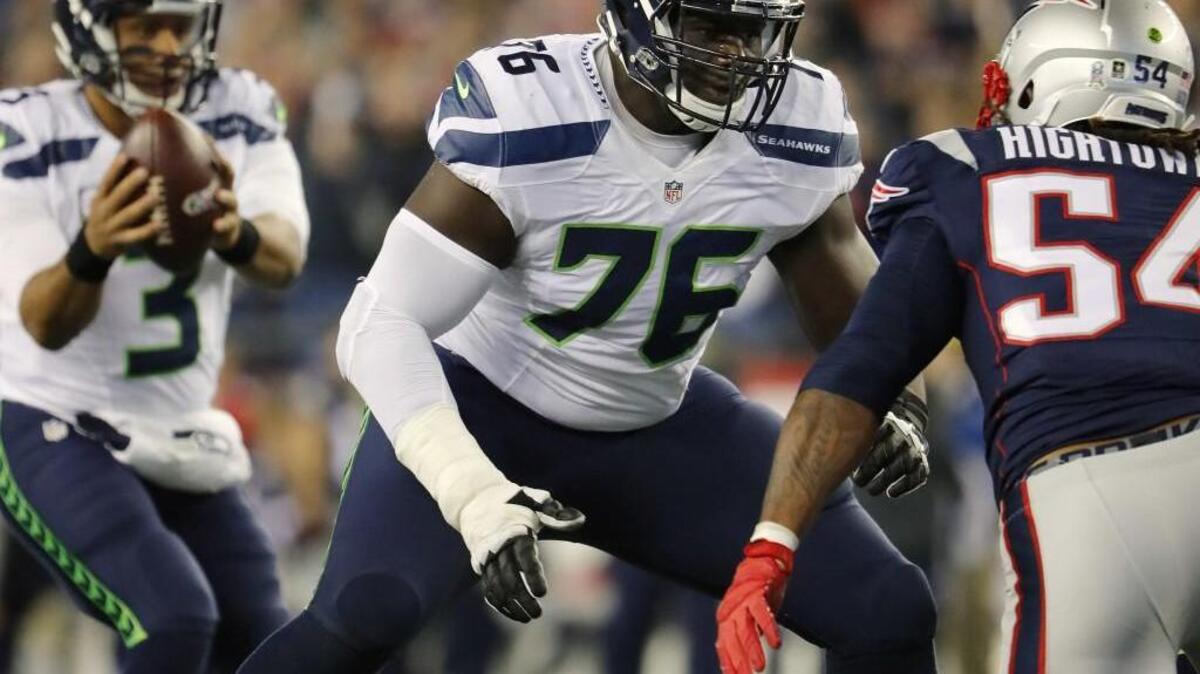 The Seahawks drafted Germain Ifedi in 2016 but moved the college offensive tackle to guard for the NFL season.
