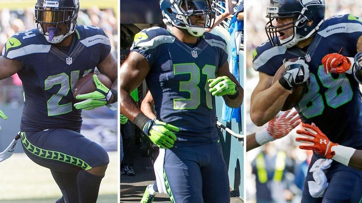 The futures of Marshawn Lynch, Kam Chancellor and Jimmy Graham with the Seahawks will be resolved this offseason.