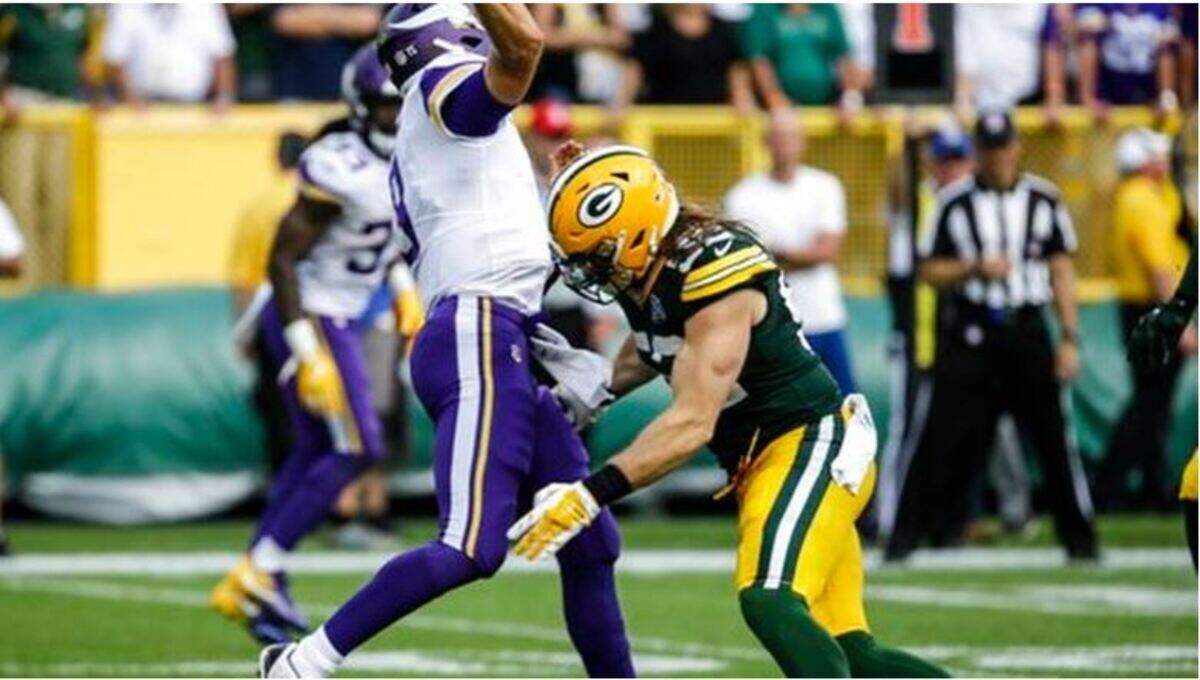 This hit in the torso as Minnesota’s Kirk Cousins passed this month at Lambeau Field is one of the three penalties Green Bay linebacker Clay Matthews has gotten in the Packers’ first three games for roughing the passer. Seahawks All-Pro linebacker Bobby Wagner says there’s no way the NFL can continue to call these fouls as its officials have so far this month. The league has had more than twice as many roughing-the-passer fouls than it had through three games last season.