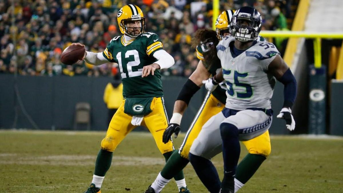 Green Bay quarterback Aaron Rodgers had time to look at three and even four receivers on his drop backs. The result was the highest regular-season passer rating against Seattle (150.8) since Pete Carroll became its coach in 2010 — and a 38-10 loss.