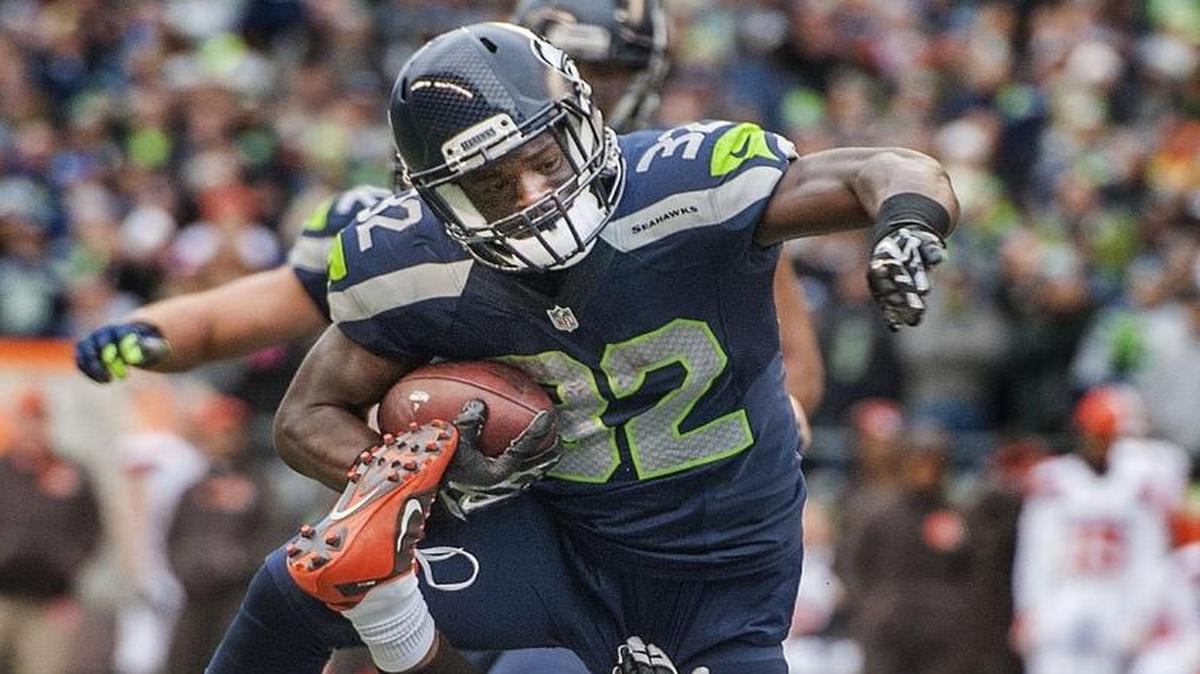 Seattle running back Christine Michael rushed for a career-high 84 yards on 16 carries in the win Sunday, his first game with the Seahawks since he was traded before the season.