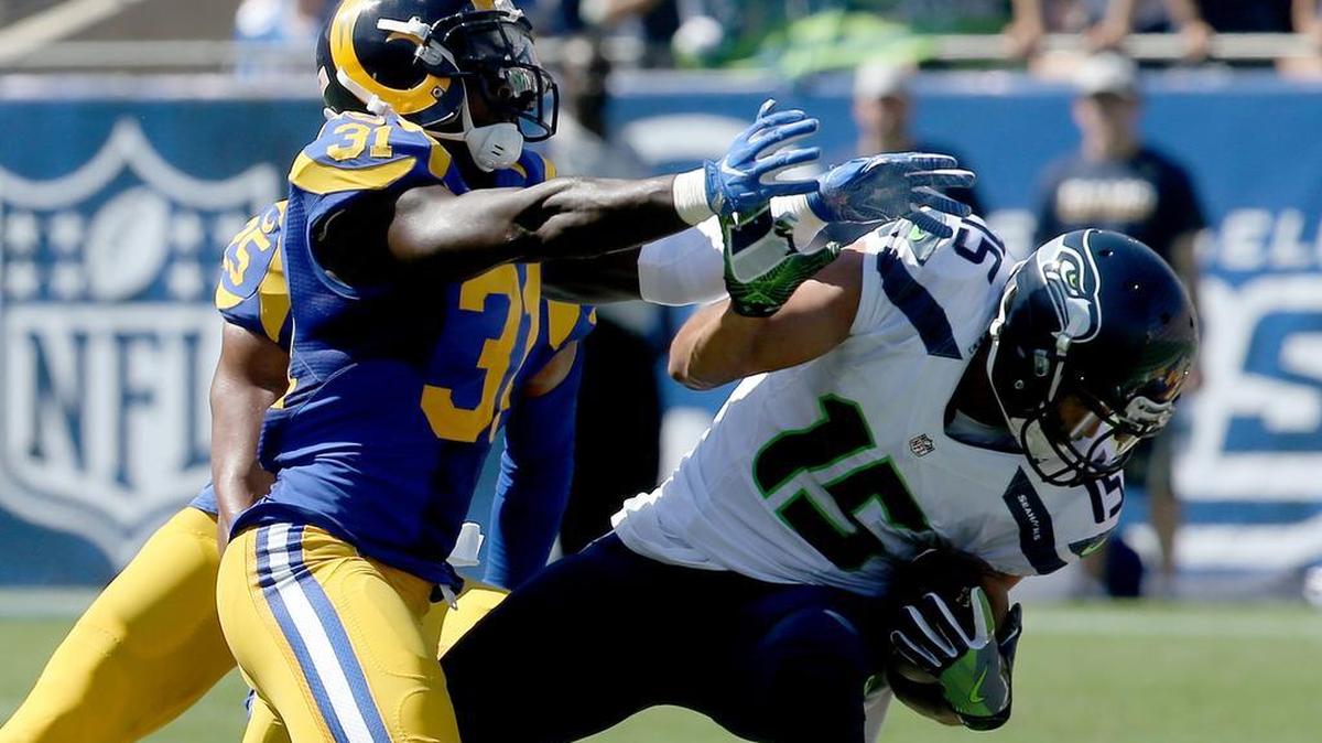 The Seahawks on Friday night signed free agent Maurice Alexander (31, pushing former Seattle wide receiver Jermaine Kearse in a 2016 game in L.A.). Alexander, 27, was the Los Angeles Rams’ starting strong safety until they waived him in October.