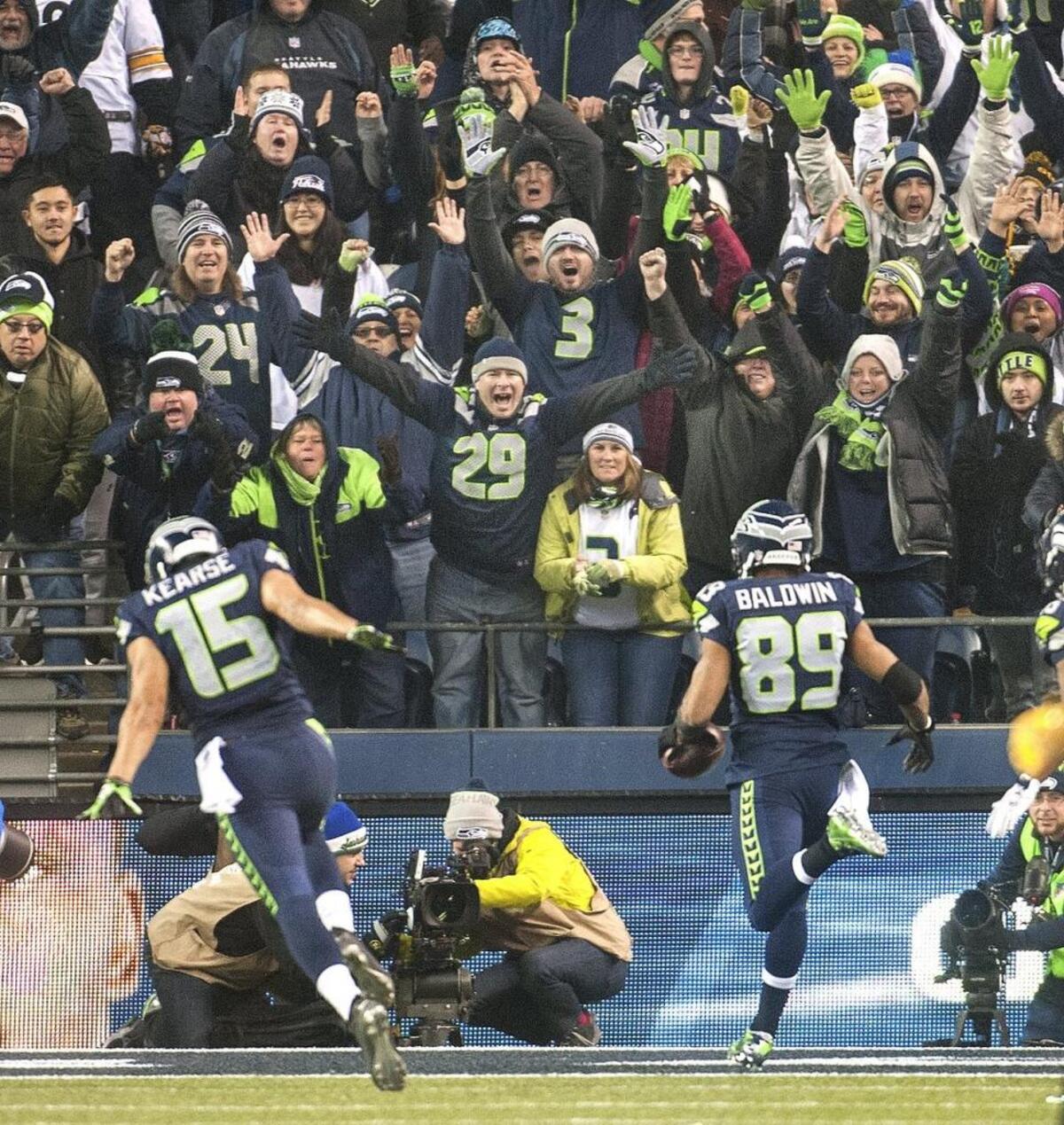 Super-hot wide receiver Doug Baldwin is one of four veteran starters listed as questionable to play in Sunday’s home game against St. Louis because of injuries.