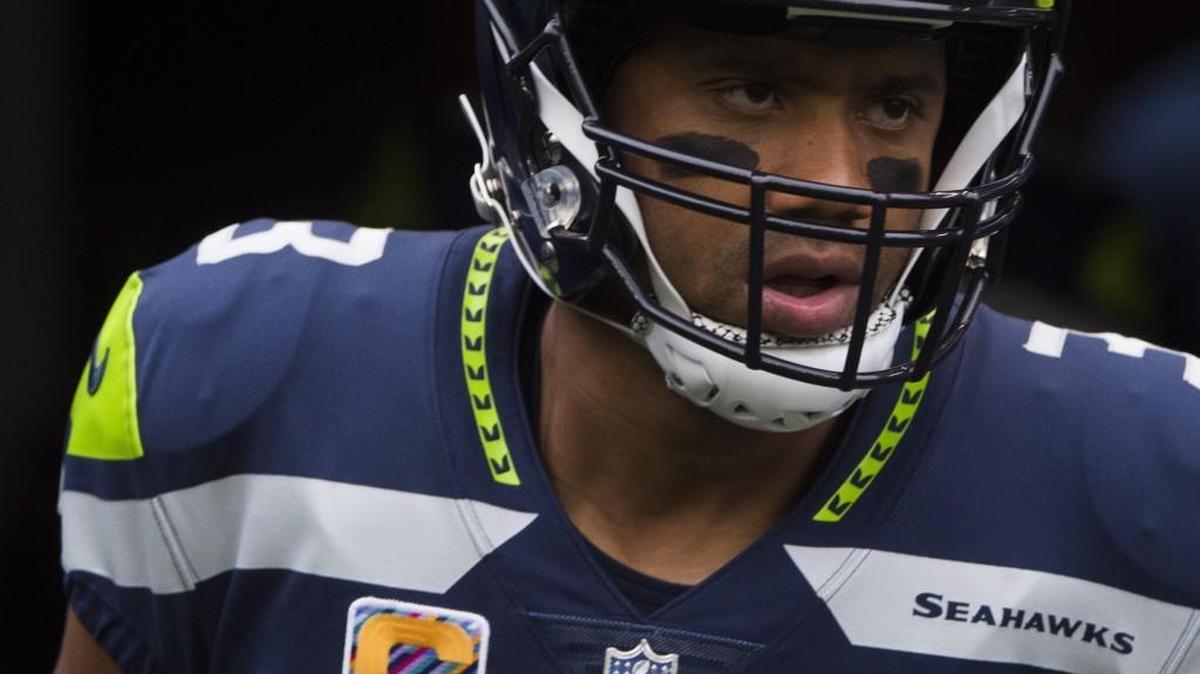 Seahawks quarterback Russell Wilson was named NFC offensive player of the week on Wednesday. He set the franchise record with 452 yards passing in last weekend’s wild rally past Houston.