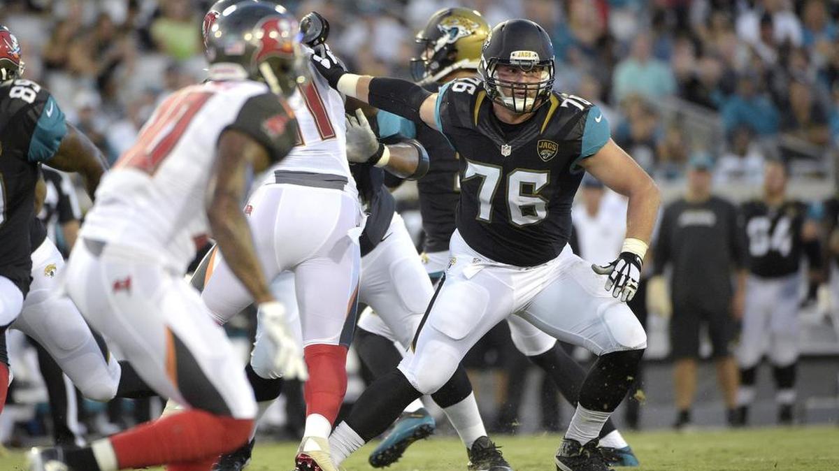 The Seahawks on Thursday signed Luke Joeckel (76) to a one-year, $8 million contract. Joeckel became a free agent this winter when Jacksonville declined his $11.9 million contract option for 2017. He started 35 games for the Jaguars at left tackle before moving to left guard.