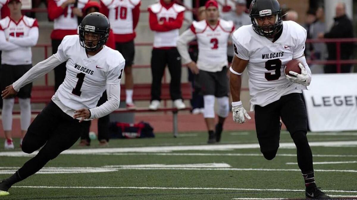 Roger High graduate Max McIntosh, left, earned second-team all-conference honors for Central Washington University on Tuesday. Bellevue High graduate and Oregon State University transfer Tyler Hasty, right, made the first team. Twenty-one CWU players earned all-conference honors.