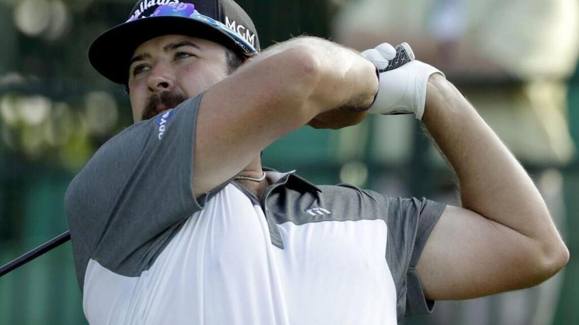 ‘Big dog’ is now a well-behaved dog in Andres Gonzales’ golf bag