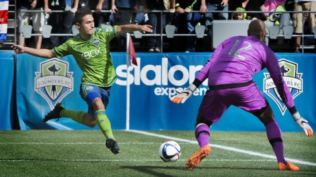 Seattle’s Cristian Roldan was expected to be top pick in the 2015 MLS SuperDraft, but when he slid back in the first round, the Sounders traded up to draft him at No. 16.