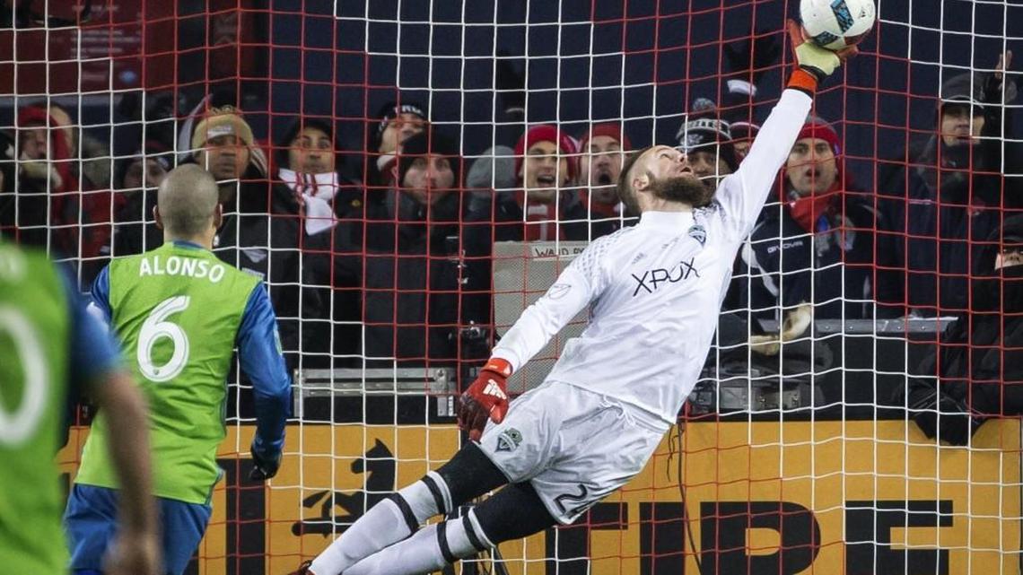 Sounders’ goalie Frei has saved best for last
