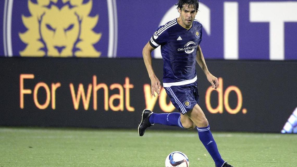 
Brazilian designated player Kaka, the 2007 FIFA world player of the year, helps power the Orlando City attack. Kaka has nine goals and four assists this season. 
