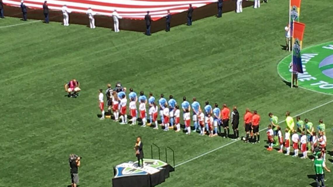 Sounders fall 2-0 to NYCFC before 47,537