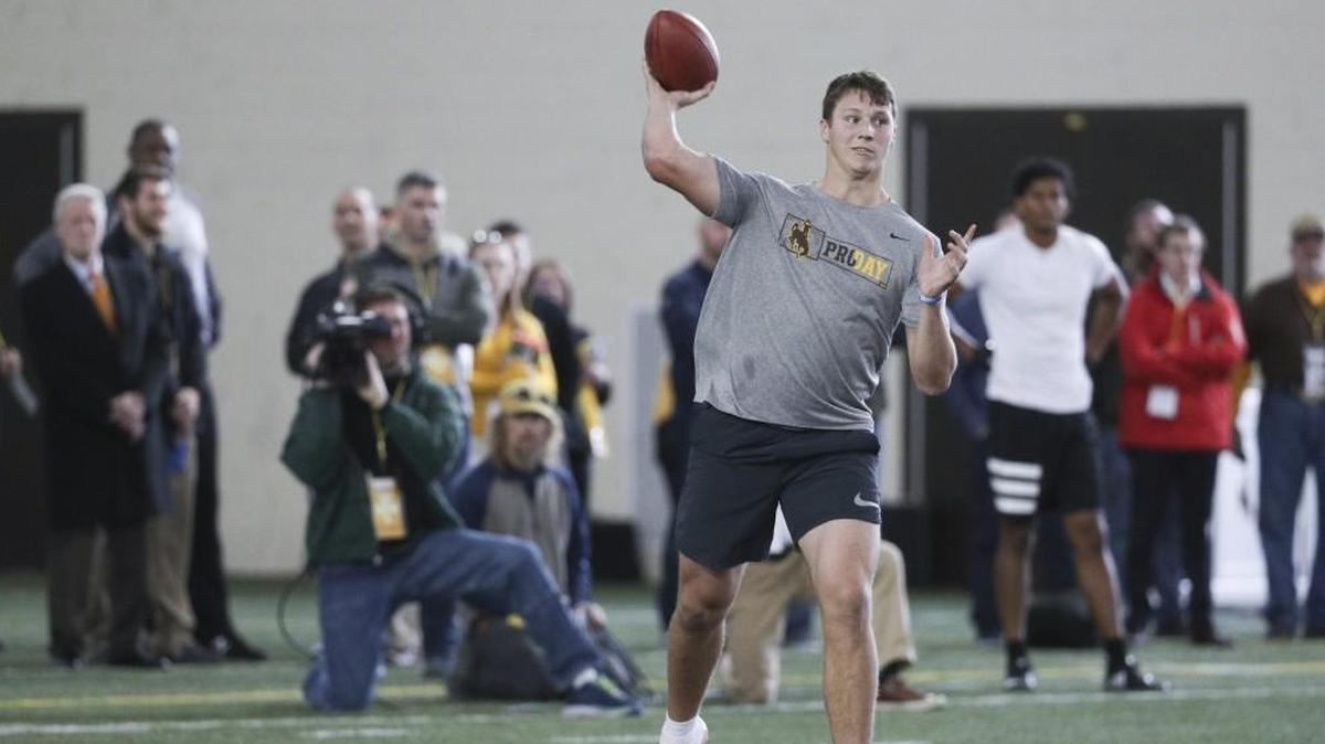 Though Russell Wilson remains under contract and in Seattle's plans for almost ever, Seahawks general manager John Schneider was in Laramie, Wyo., last month for this Pro Day workout for quarterback Josh Allen at the University of Wyoming quarterback. Schneider explained why this past week.