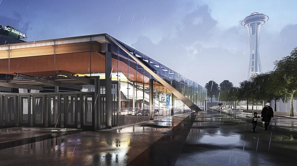 Is this what the future looks like for NHL in Seattle? In this computer drawing provided by the Oak View Group, the remodeled KeyArena in shown ready to be a home to a hockey team. The group hopes to break ground by the end of 2018 and begin construction.