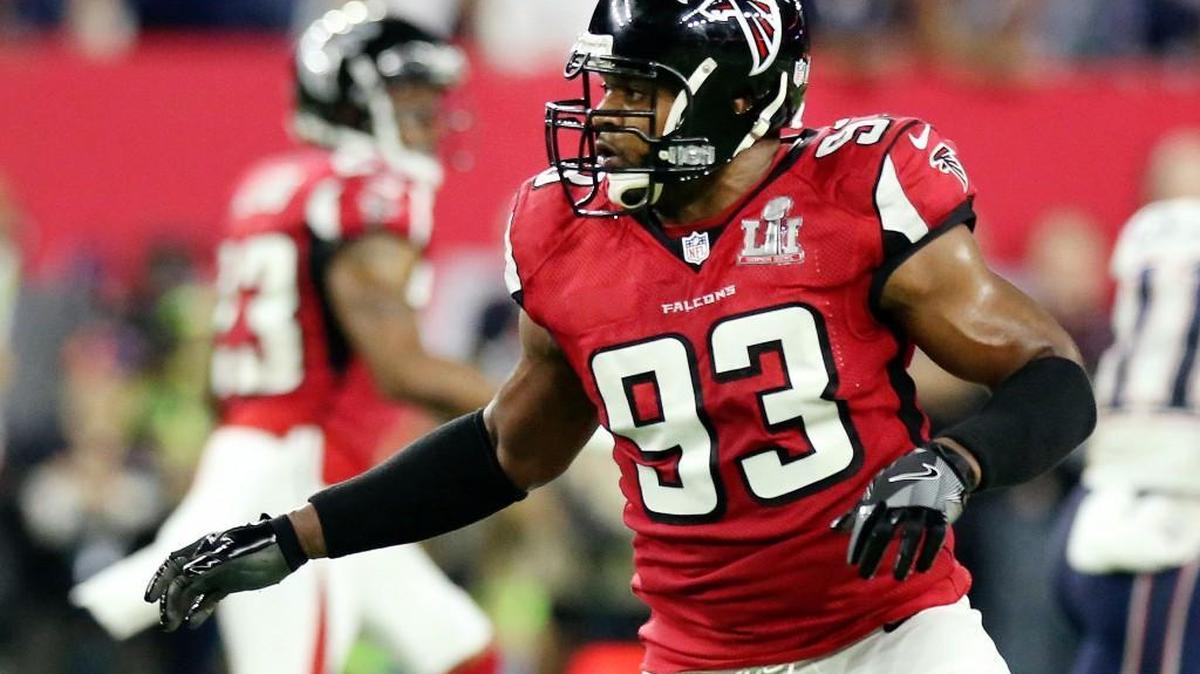 Dwight Freeney played for the Atlanta Falcons against the New England Patriots in the Super Bowl last year. The 37-year-old says he still loves the game and isn’t worried about the dangers, saying “that ship has sailed.”