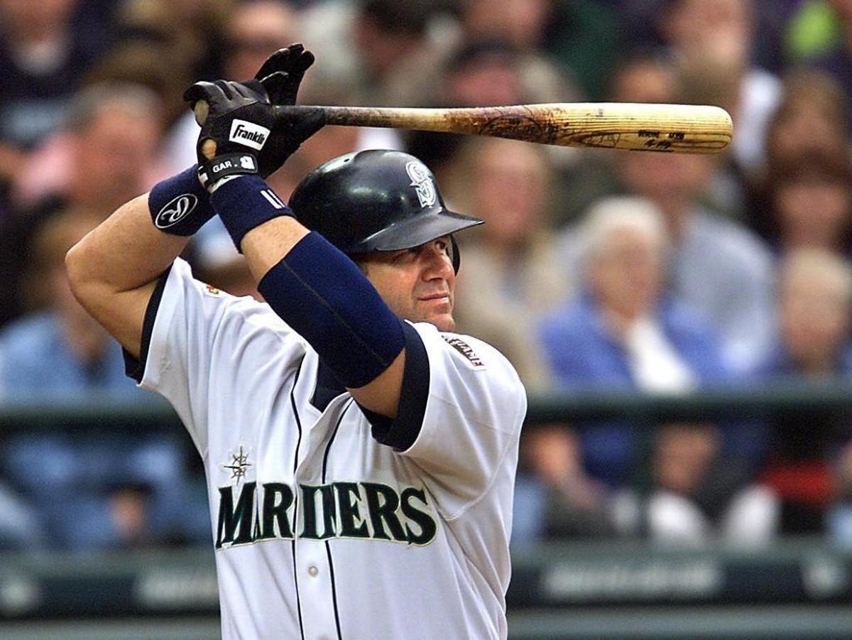 Edgar Martinez wields a mighty stick as the best designated hitter in major league baseball.