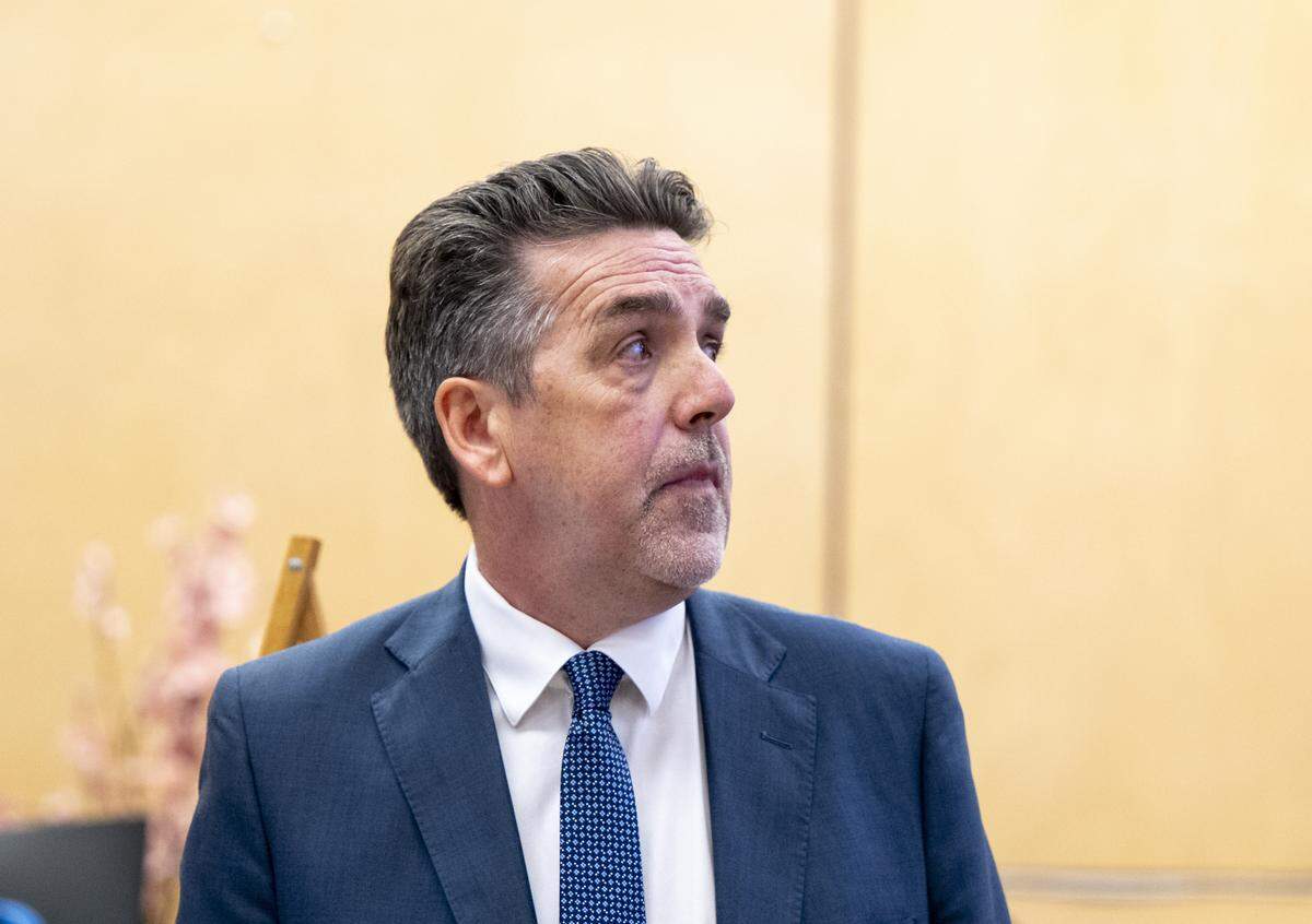 Attorney Ray Dearie, representing the family of Sarai Brooks, gives an opening statement during the civil trial against the Washington Department of Children, Youth and Families (DCYF) and Love and Laughter Learning Center in the 2022 death of 2-year-old Sarai Brooks. Photographed at Pierce County Superior Court on Monday, March 16, 2026, in Tacoma.