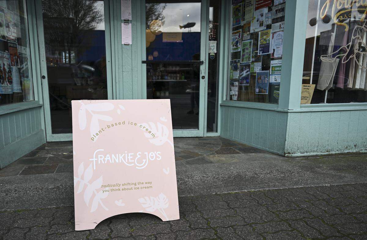 Frankie & Jo’s founder Autumn Martin said she was trying to think creatively about how to bring a scoop shop to Tacoma. A cold email to Howdy Bagel led to pop-ups and then an official every-weekend partnership last December.