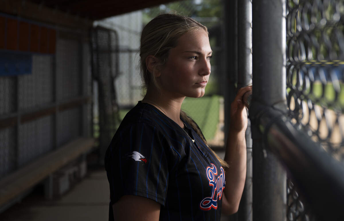 The News Tribune’s 2026 All-Area Softball Player of the Year Graham-Kapowsin pitcher Brooklyn Pettit poses for a portrait at Graham-Kapowsin High School, on Tuesday, June 9, 2026, in Tacoma, Wash.
