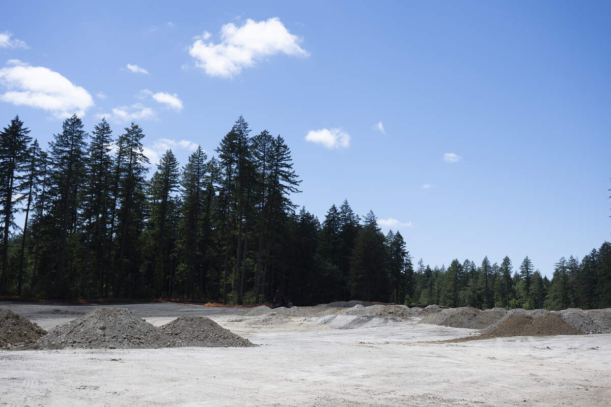 The vacant property designated for the future Good Neighbor Village in Spanaway, photographed on Wednesday, June 17, 2026. The permanent housing development for chronically homeless individuals recently cleared local regulatory hurdles, paving the way for a master-planned community featuring cottages and on-site support services.