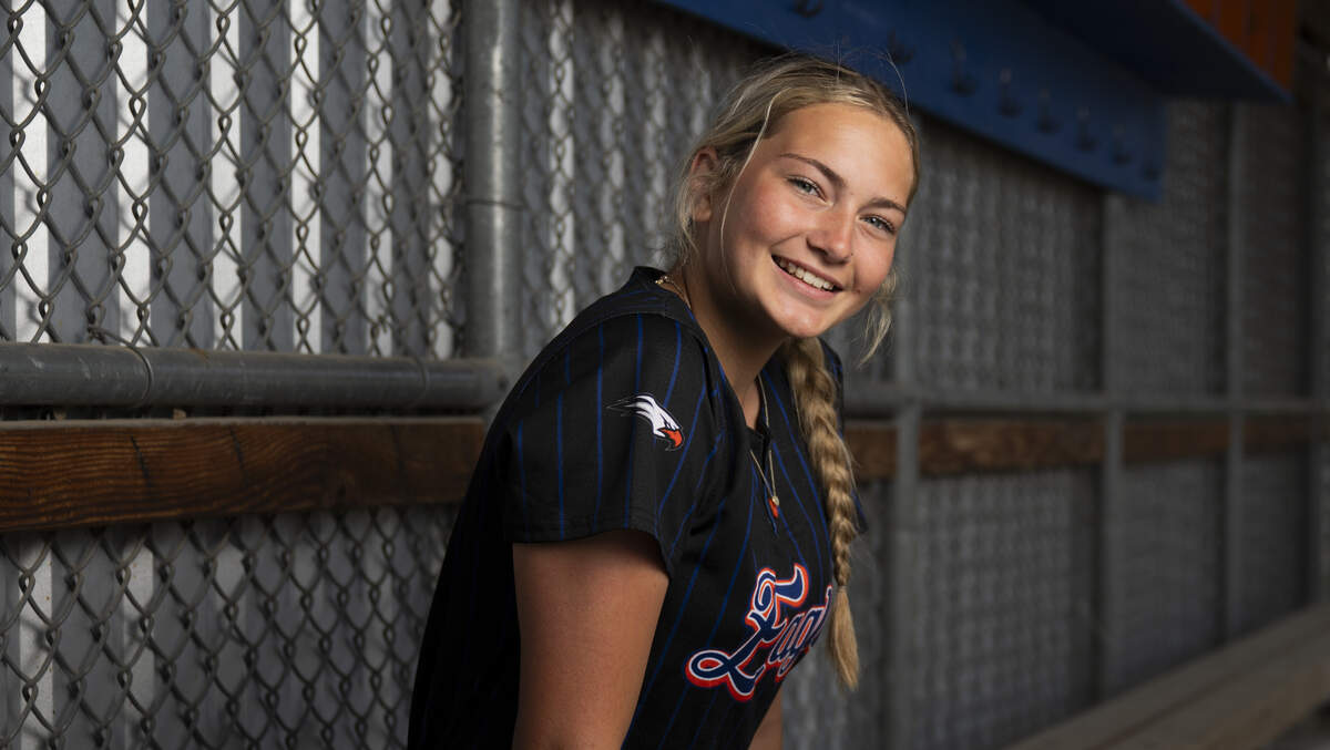 The News Tribune’s 2026 All-Area Softball Player of the Year Graham-Kapowsin pitcher Brooklyn Pettit poses for a portrait at Graham-Kapowsin High School, on Tuesday, June 9, 2026, in Tacoma, Wash.